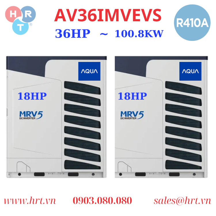Dàn Nóng VRF Aqua 2 Chiều 36HP AV36IMVEVS