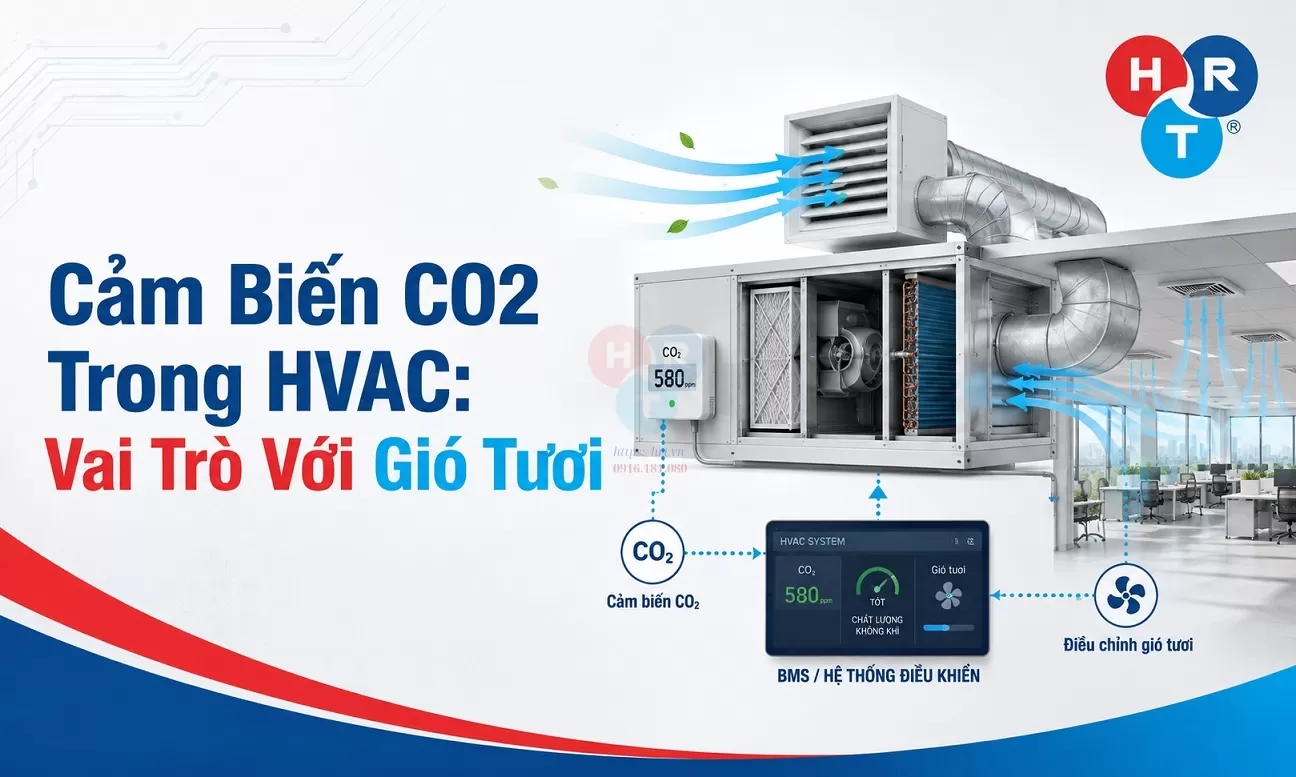 Cảm Biến CO2 Trong HVAC: Vai Trò Với Gió Tươi