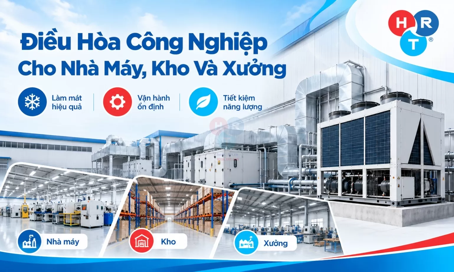 Điều Hòa Công Nghiệp Cho Nhà Máy, Kho Và Xưởng