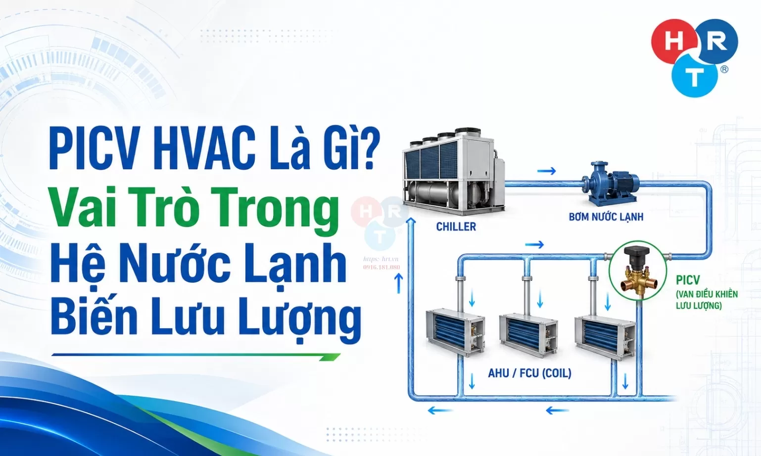 PICV HVAC Là Gì? Vai Trò Trong Hệ Nước Lạnh Biến Lưu Lượng
