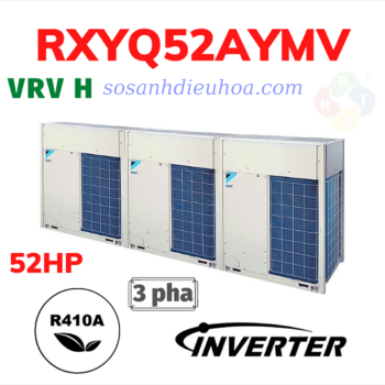 Dàn Nóng Daikin Loại 2 Chiều VRV H 52HP RXYQ52AYMV - HRT